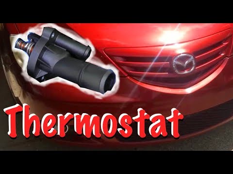 Thermostat Rparatur am Mazda 3 - P0126