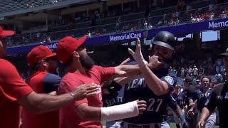 Mariners, Angels Benches Clearing BRAWL + PUNCHES Thrown! Raisel Iglesias Loses His Mind!