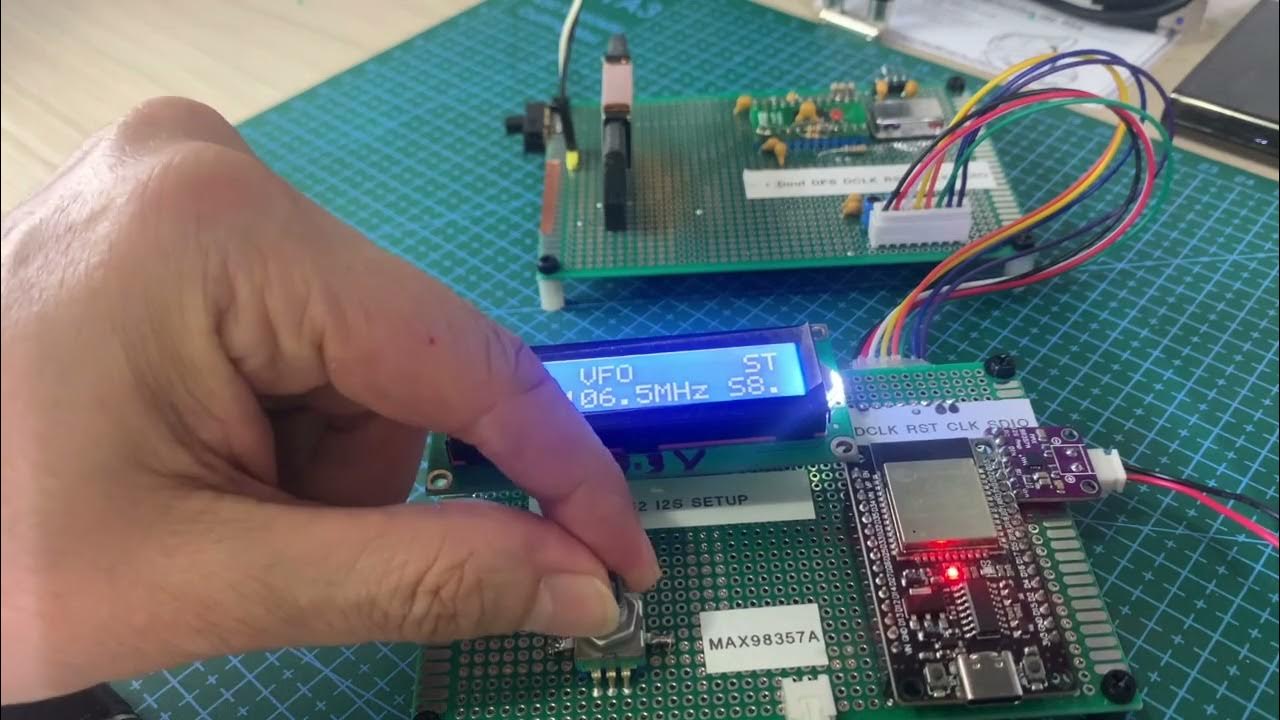 FM receiver and I2S digital audio with SI4735, ESP32 and LCD16x02 YouTube