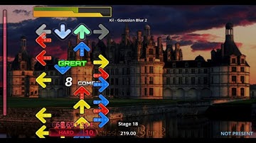 StepMania Gaussian Blur 2 [Hard]