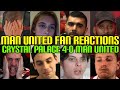 Angry  man united fans reaction to crystal palace 40 man united  fans channel