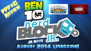 Nerd Block JR Boys August 2014 Review