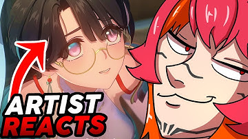 ARTIST REACTS TO ZHEZHI— A PROFESSIONAL | Wuthering Waves Resonator Showcase