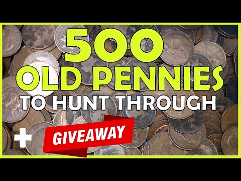 Looking For Rare Coins - 500 Old Pennies to Hunt Through (Giveaway now closed)