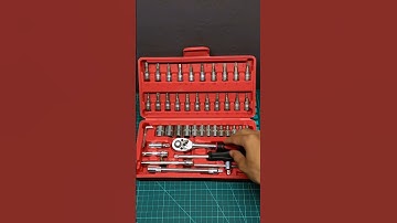 Unboxing 46pcs 1/4-Inch Socket Set #shorts