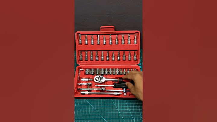 Unboxing 46pcs 1/4-Inch Socket Set #shorts