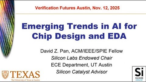 Emerging Trends in AI for Chip Design and EDA