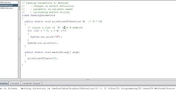 Java - Methods - Passing Parameters