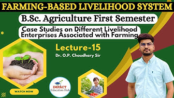 Farming based Livelihood System II Case Studies on Livelihood Enterprises in Farming II
