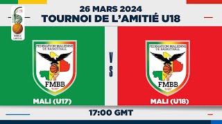 Mali (U17)  vs. Mali (U18) I Tournoi international de l'Amitié U18 (Women) I @baskemali