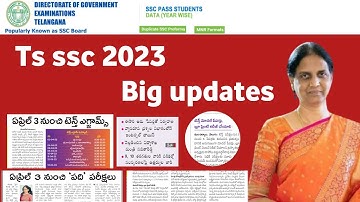 ts 10th 2023 exam date | TS SSC Exam 10th Class Exams 2023 | TS 10th Class Exams Latest News 2023