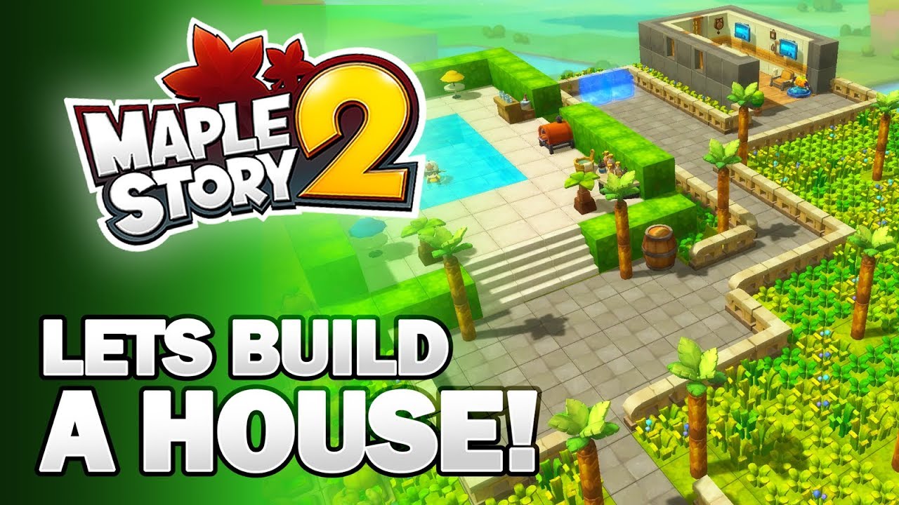 Maplestory 2 HALLOWEEN EVENT & Let's build a house! | Maplestory 2