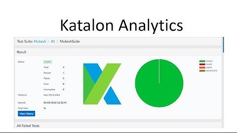 Katalon Analytics Integration with Katalon Studio