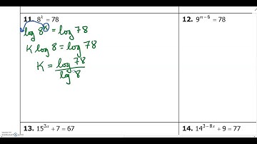 7-8 Logarithmic and Exponential Equations