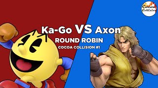 Cocoa Collision 1 Round Robin - Ka-Go (Pac-Man) Vs. Axon (Ken)