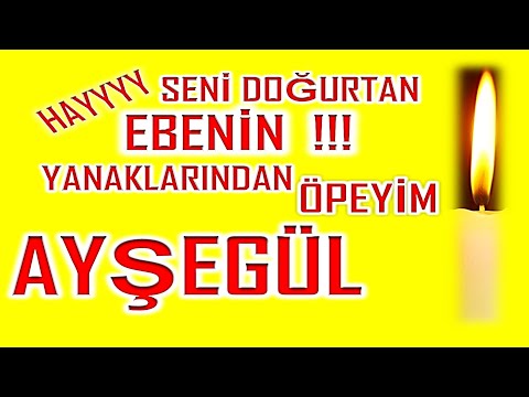 İyi ki Doğdun Ayşegül İsme Özel Komik Doğum Günü Şarkısı