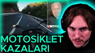 Motosiklet Kazaları Rraenee 1 İzliyor Tepki̇