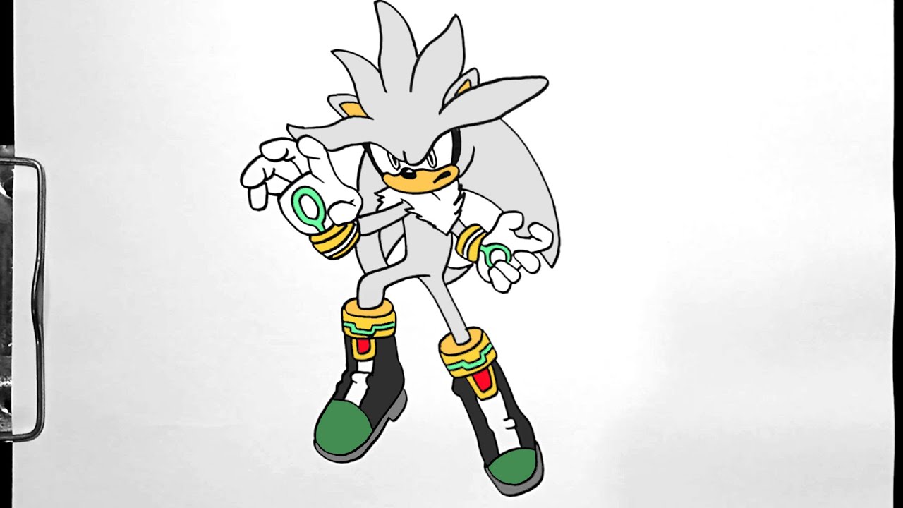 How to Draw SILVER | SONIC THE HEDGEHOG - YouTube