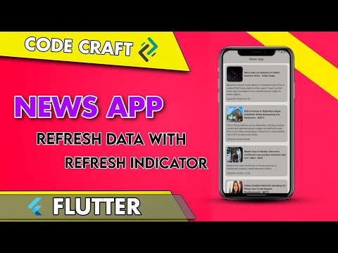 Part - 7 News App | Refresh Indicator | Using Cubit | Flutter | Tutorial in Hindi/Urdu