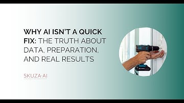 Why AI Isn’t a Quick Fix: The Truth About Data, Preparation, and Real Results