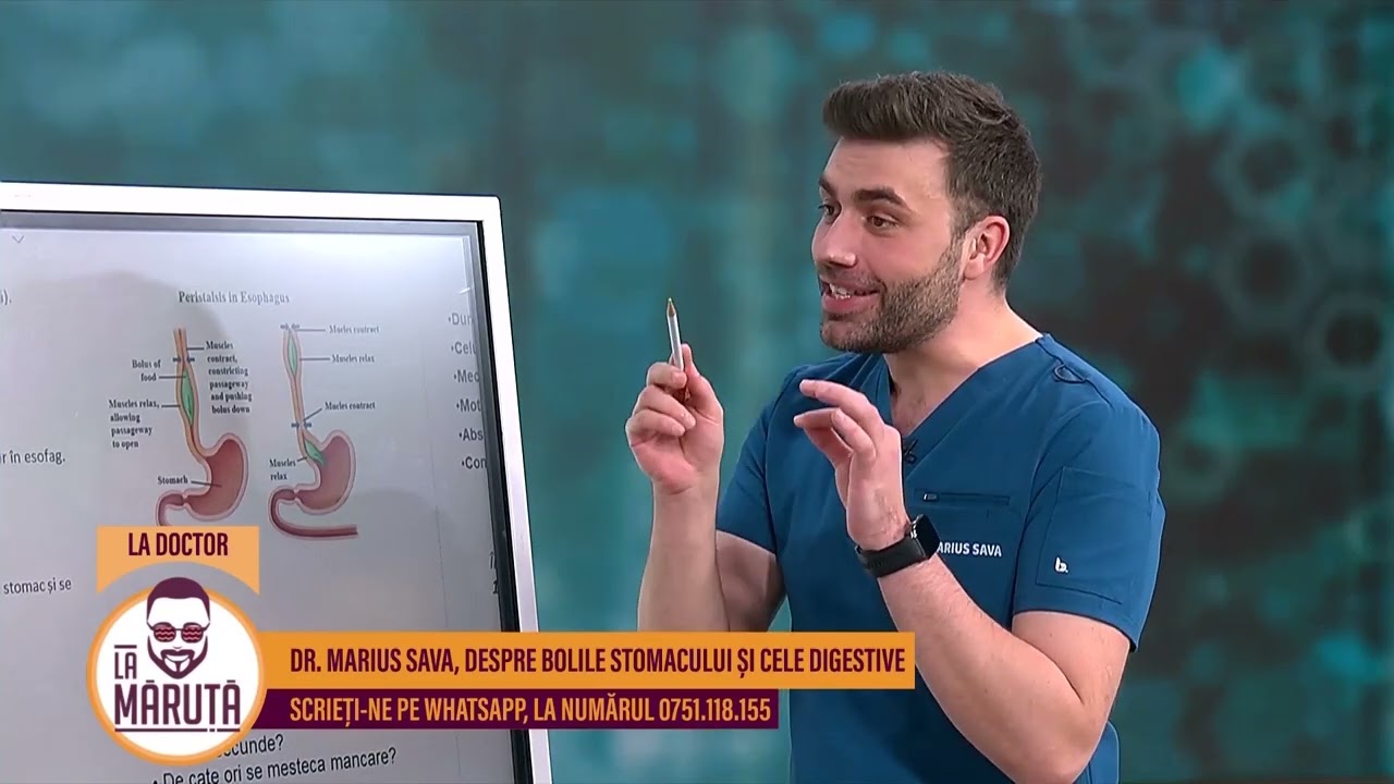 Dr. Marius Sava, despre bolile stomacului și cele digestive