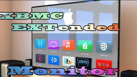 XBMC Extended Monitor Airplay Setup