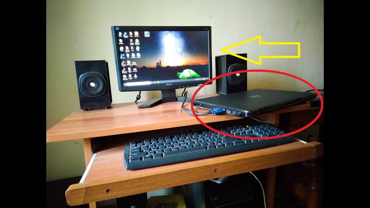 use laptop as desktop with lid closed