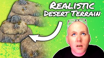 How to Make Desert Terrain (for Wargaming & RPGs)