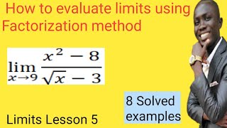 How to evaluate limits using Factorization method #lesson5