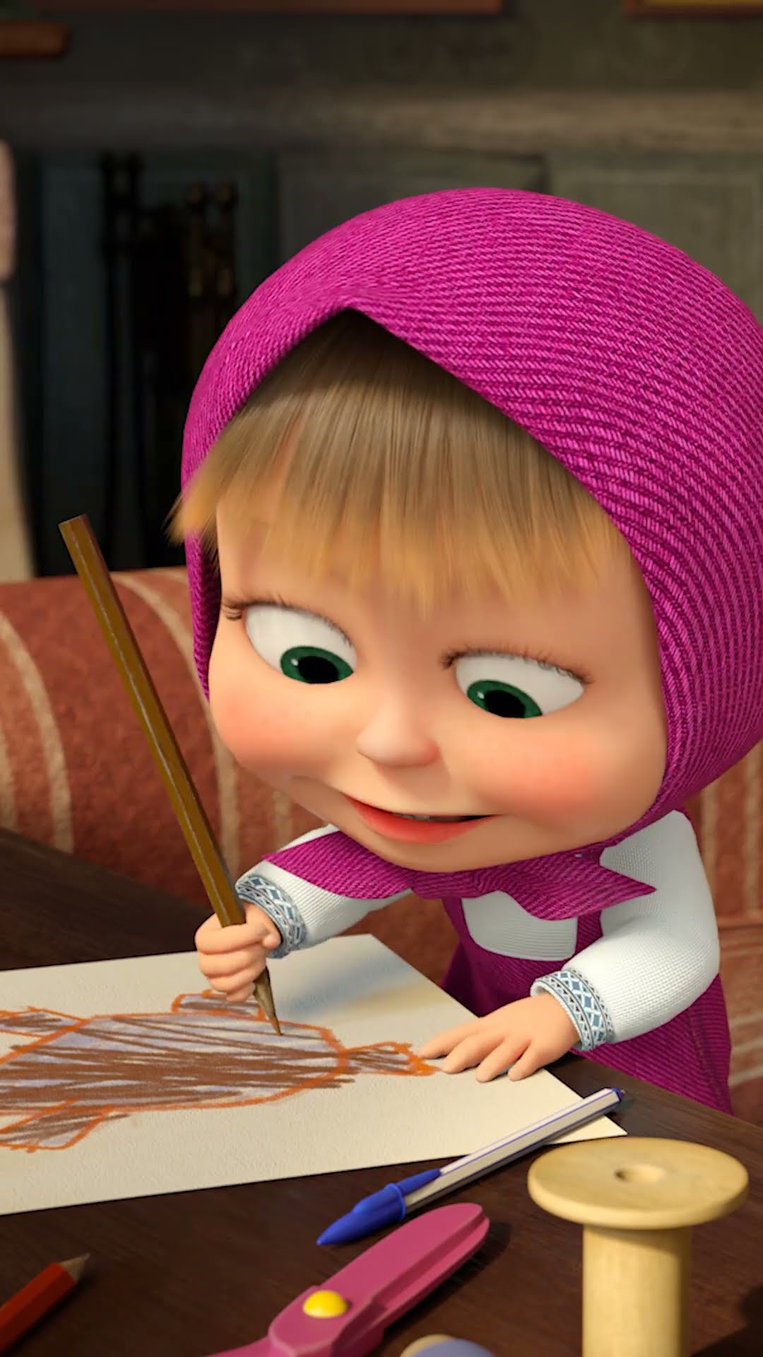 Todo lo ingenioso es exigente ?‍? #Shorts #mashabear #mashaoso #niños #nuevocapítulo  #shortsfeed