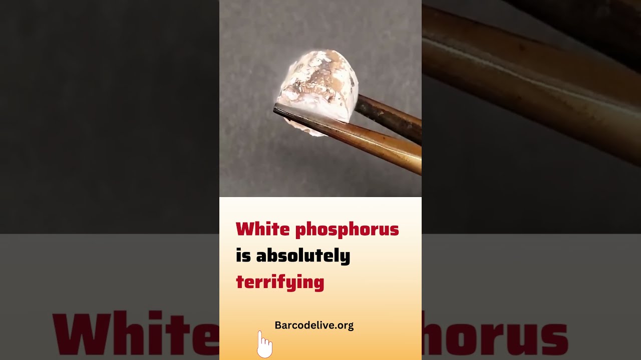 White Phosphorus Is Absolutely Terrifying