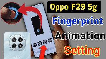 Oppo F29 5g Fingerprint animation kaise lagaye / fingerprint animation setting in Oppo F29 5g