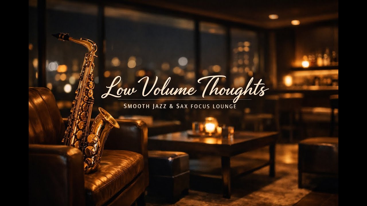 Low Volume Thoughts – Smooth Jazz & Sax Focus Lounge