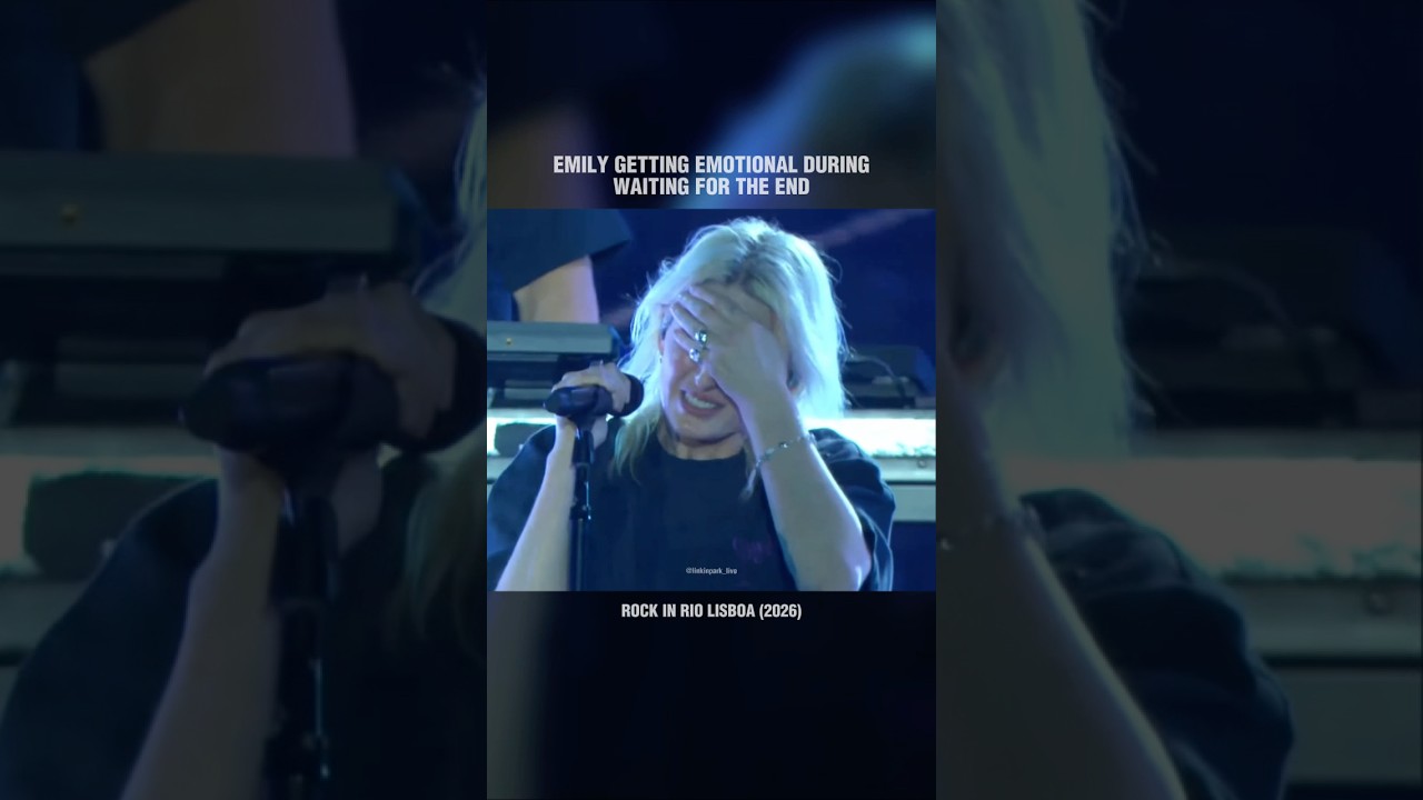 Watch Emily getting emotional during "Waiting For The End" (Rock in Rio 2026) on YouTube Watch Emily getting emotional during "Waiting For The End" (Rock in Rio 2026) on YouTube