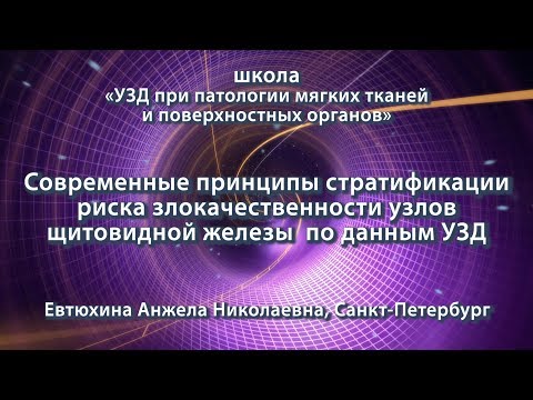 Евтюхина А.Н — Современные принципы стратификации риска злокачественности узлов щитовидной железы