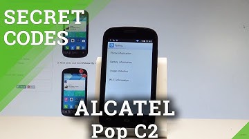 Secret Codes ALCATEL Pop C2 - Hidden Mode / Secret Options |HardReset.info