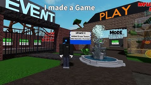 I made my Tower Defense Game