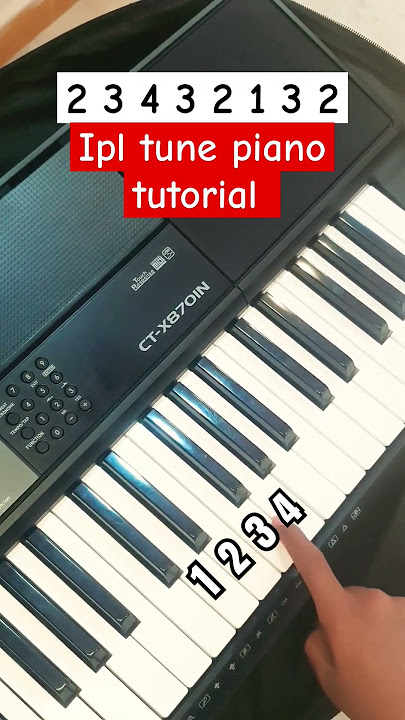 IPL TUNE PIANO TUTORIAL IPL MUSIC #ipl #iplmusic