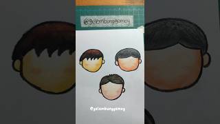 GRADASI WARNA WAJAH #belajarmewarnai #fabercastell #mewarnai #art #lombamewarnai #doodle #viral