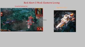 Red Alert 3 Mod-Eastern Loong: Celestial Submarine vs Naginata Cruiser