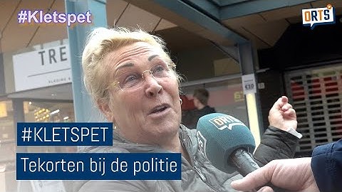 De Kletspet - over tekorten bij de politie