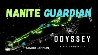 Nanite Guardian Shard Cannon field testing in Elite Dangerous