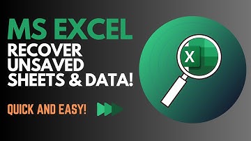 How to Recover Unsaved or Lost Excel Data (Even If You Didn’t Click Save!)