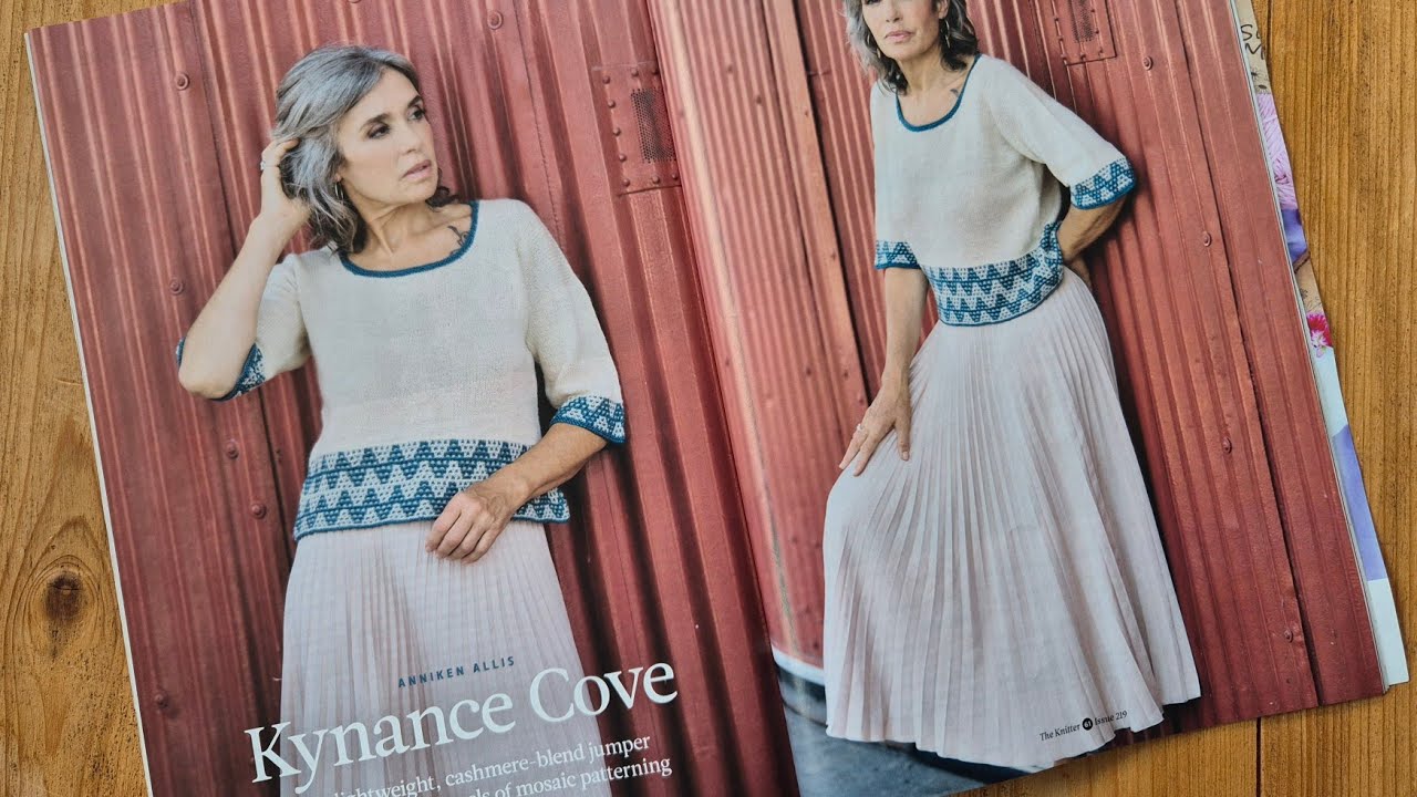 The Knitter 219 - Mosaic Top - YouTube