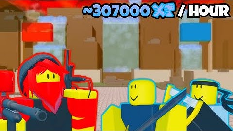 Beginner Friendly AFK XP Farm The Battle Bricks