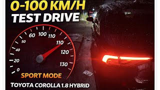 Detailed Toyota Corolla 1.8 Hybrid 0–100 km/h Sport 140hp Details