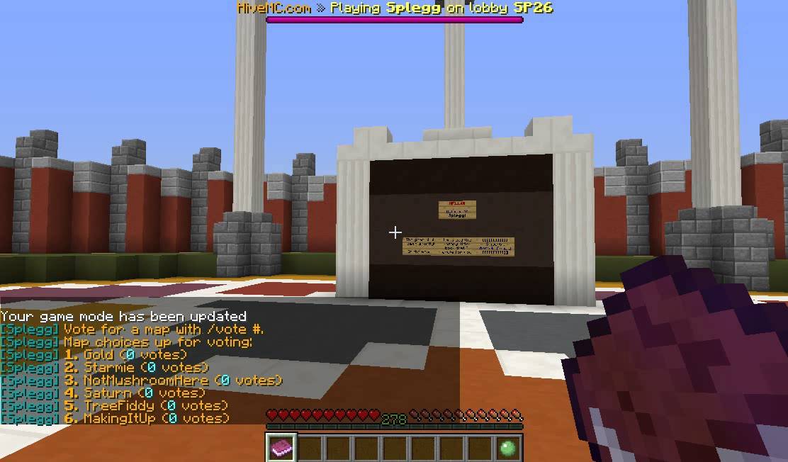 hive minecraft server website