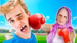 SCARY OLD LADY BEAT ME UP?!