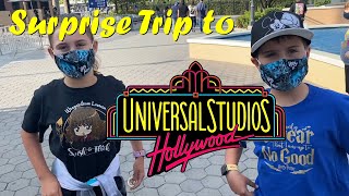 Surprise Trip to UNIVERSAL STUDIOS HOLLYWOOD