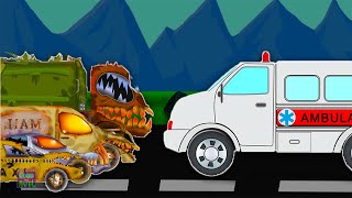 Good Vs Evil Ambulance More Trucks & Vehicles Videos For Kids